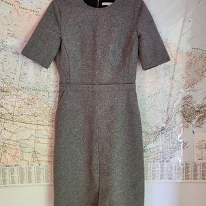 Victoria Beckham pencil dress wool sz M uk 12